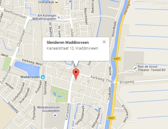 Locatie Slenderen Waddinxveen